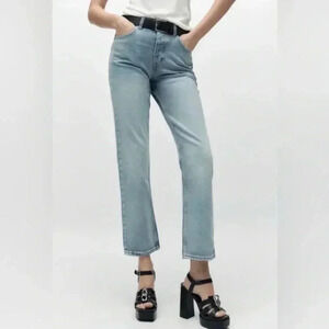 ZARA STRAPPY PLATFORM HEEL SANDALS SIZE 9US Black